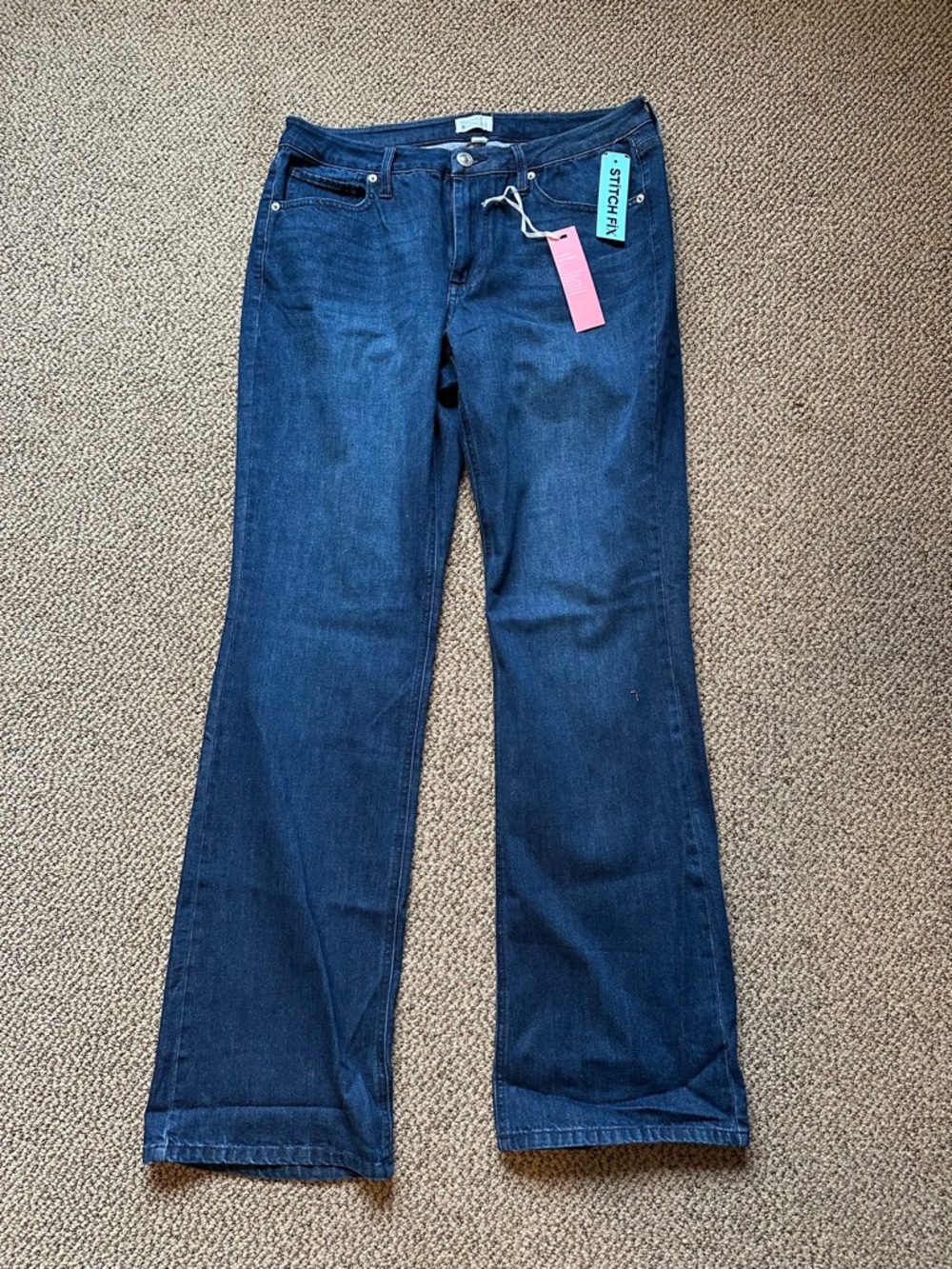 Market & Spruce Dark Blue Flared Jeans